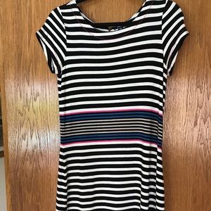 Striped Hatley Dress with short sleeves